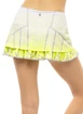 Dámska sukňa Lucky in Love  Take A Pleat Skirt Neon Yellow