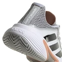 Dámska tenisová obuv adidas  Barricade W Grey/Black/Ambient Blush