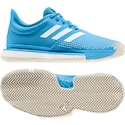 Dámska tenisová obuv adidas SoleCourt Boost Clay W Blue/Grey - EUR 40