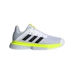 Dámska tenisová obuv adidas  SoleMatch Bounce W White/Yellow