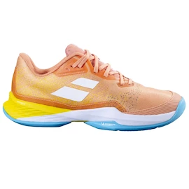 Dámska tenisová obuv Babolat Jet Mach 3 AC Women Coral/Gold Fusion