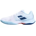 Dámska tenisová obuv Babolat Jet Mach 3 AC Women White/Angel Blue