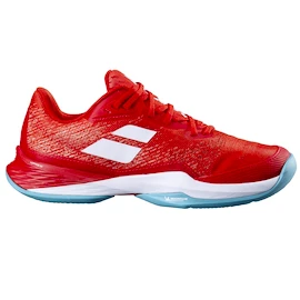 Dámska tenisová obuv Babolat Jet Mach 3 Clay Women Fiesta Red