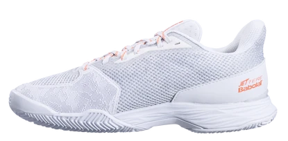 Dámska tenisová obuv Babolat Jet Tere Clay White/Living Coral  EUR 40