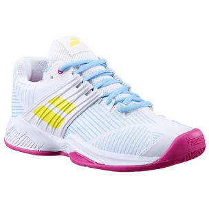 Dámska tenisová obuv Babolat Propulse Fury Clay White/Sulphur Spring