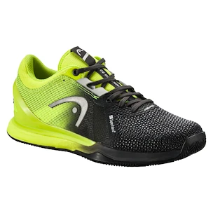 Dámska tenisová obuv Head Sprint Pro 3.0 SF Clay Black/Lime