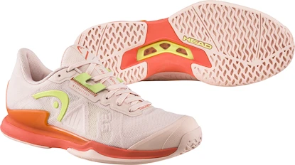 Dámska tenisová obuv Head Sprint Pro 3.5 AC Salmon/Lime  EUR 39