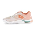 Dámska tenisová obuv Lotto Mirage 100 II SPD W White/Melon Orange