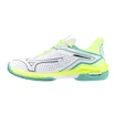 Dámska tenisová obuv Mizuno Wave Exceed Tour 6 CC White/Black/Mizuno Neo Lime  EUR 42,5