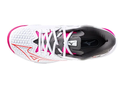 Dámska tenisová obuv Mizuno Wave Exceed TOUR 6 CC White/Radiant Red/Quiet Shade