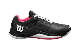 Dámska tenisová obuv Wilson Rush Pro 4.0 W Clay Black/Hot Pink