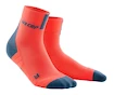 Dámske bežecké ponožky CEP 3.0 oranžovo-šedé