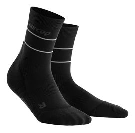 Dámske bežecké ponožky CEP Reflective čierne