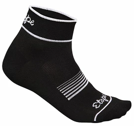 Dámske cyklistické ponožky Etape KISS čierno-biele