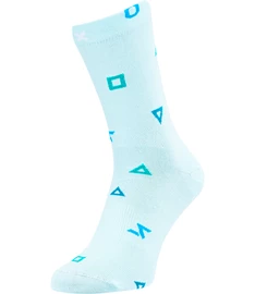 Dámske cyklistické ponožky Silvini Dogana Turquoise-ocean