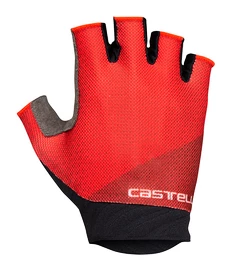 Dámske cyklistické rukavice Castelli Roubaix Gel 2 červené