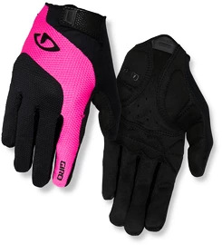 Dámske cyklistické rukavice GIRO Tessa LF čierno-ružové