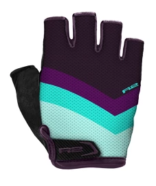 Dámske cyklistické rukavice R2 Ombra purple/green