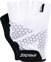 Dámske cyklistické rukavice Silvini Aspro biele