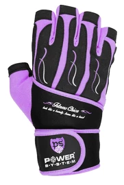 Dámske fitness rukavice Power System Chica Purple