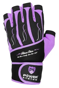 Dámske fitness rukavice Power System  Chica Purple XS