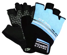 Dámske fitness rukavice Power System Fit Girl Evo Blue