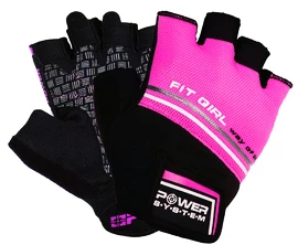 Dámske fitness rukavice Power System Fit Girl Evo Pink