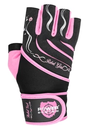 Dámske fitness rukavice Power System Rebell Girl Pink