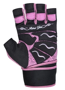 Dámske fitness rukavice Power System  Rebell Girl Pink XS