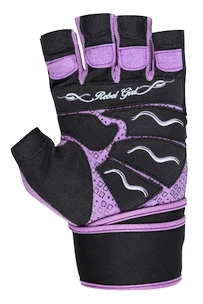 Dámske fitness rukavice Power System  Rebell Girl Purple XS