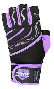 Dámske fitness rukavice Power System  Rebell Girl Purple XS
