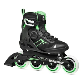 Dámske kolieskové korčule Rollerblade Macroblade 90 BOA W Black/Mint