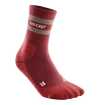 Dámske kompresné ponožky CEP  80s Mid Cut Berry/Sand