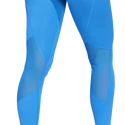 Dámske legíny adidas  Tech Fit Long 3-Bar Tights Bright Blue