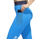 Dámske legíny adidas  Tech Fit Long 3-Bar Tights Bright Blue