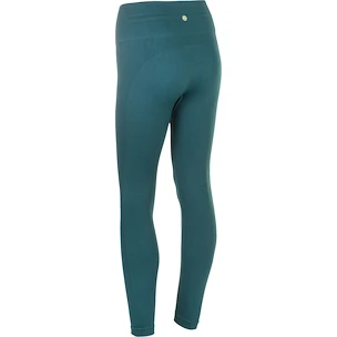 Dámske legíny Endurance  Flow Ribbed Seamless Tights Marble Green L/XL