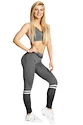 Dámske legíny Gym Glamour  Legíny šedé s černými ponožkami