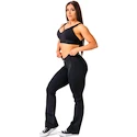 Dámske legíny Nebbia Bubble Butt Flared Pants 2.0 POWER LIFT 308 black L