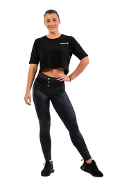 Dámske legíny Nebbia Glossy look Bubble Butt leggings high waist 586 black