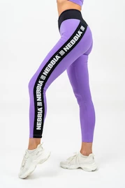 Dámske legíny Nebbia ICONIC Leggings High Waist 209 purple