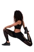 Dámske legíny Nebbia Intense Gold Mesh leggings 829 black
