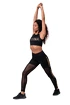 Dámske legíny Nebbia Intense Gold Mesh leggings 829 black