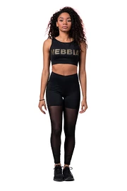 Dámske legíny Nebbia Intense Gold Mesh leggings 829 black