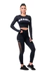 Dámske legíny Nebbia  Mesh leggings high waist 573 black