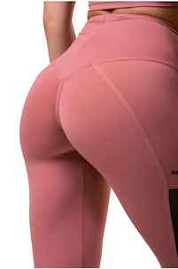 Dámske legíny Nebbia  Mesh leggings high waist old rose XS