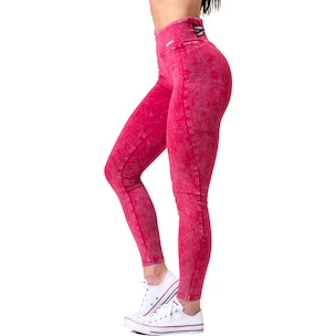 Dámske legíny Nebbia NEBBIA x OLYMPIA Washed High Waisted Leggings LEGACY 777 red XS