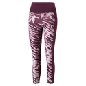 Dámske legíny Puma  Run 5K Graphic High Waist 7/8 Tight Grape Wine