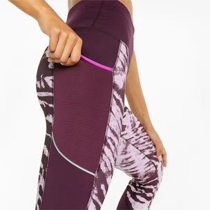 Dámske legíny Puma  Run 5K Graphic High Waist 7/8 Tight Grape Wine M