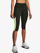 Dámske legíny Under Armour  Fly Fast 3.0 Speed Capri-GRN