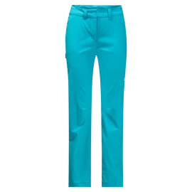 Dámske nohavice Jack Wolfskin Overland Pants Dark Aqua